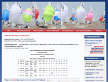Tablet Screenshot of cadetclass.org.uk